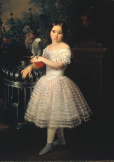 Bildnis der Rafaela Flores Calderón als Kind von Antonio María Esquivel